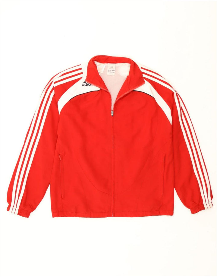 Jachetă de trening pentru băieți Adidas 13-14 ani Poliester color bloc roșu