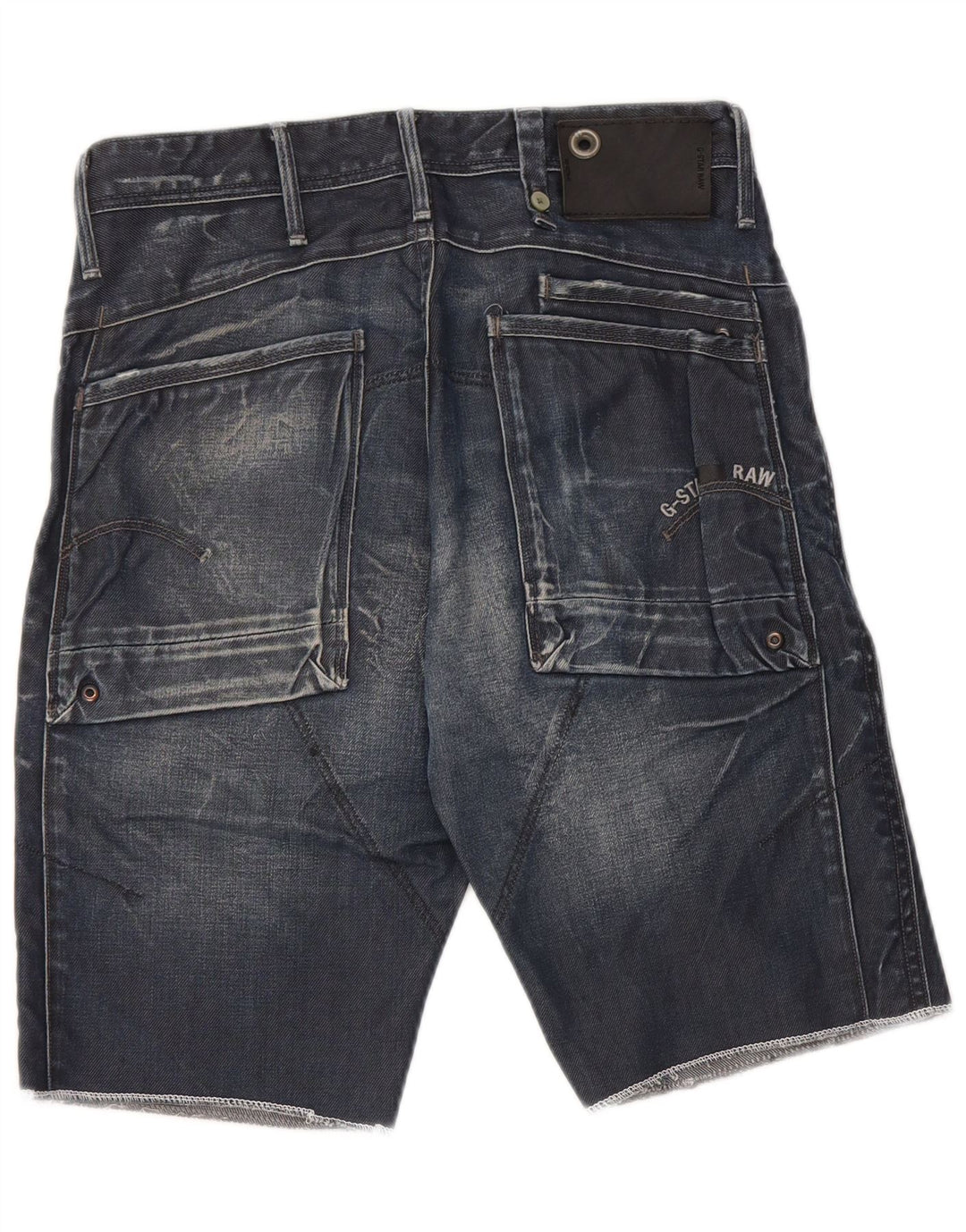 Pantaloni scurți din blugi pentru bărbați G-Star W31, bumbac, albastru bleumarin mediu