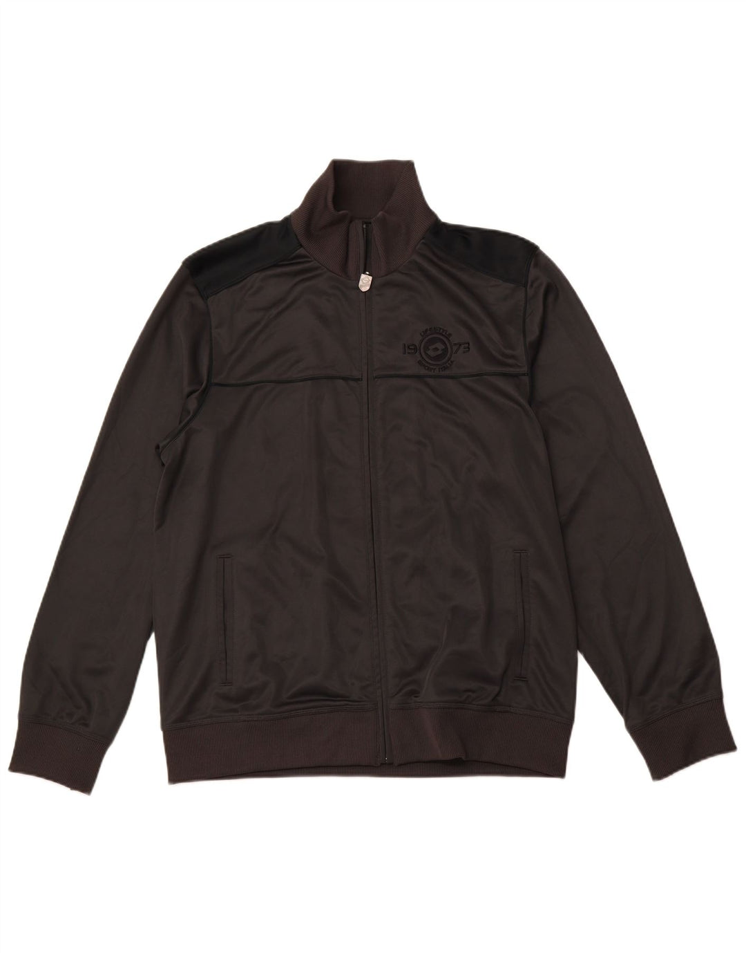 Jachetă de trening pentru bărbați LOTTO, XL, gri, poliester color bloc