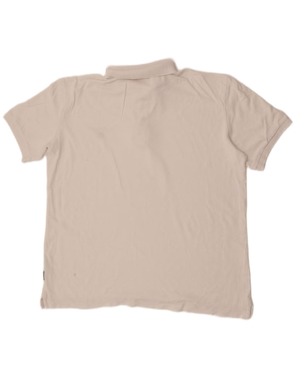 Tricou polo pentru bărbați Napapijri 2XL alb