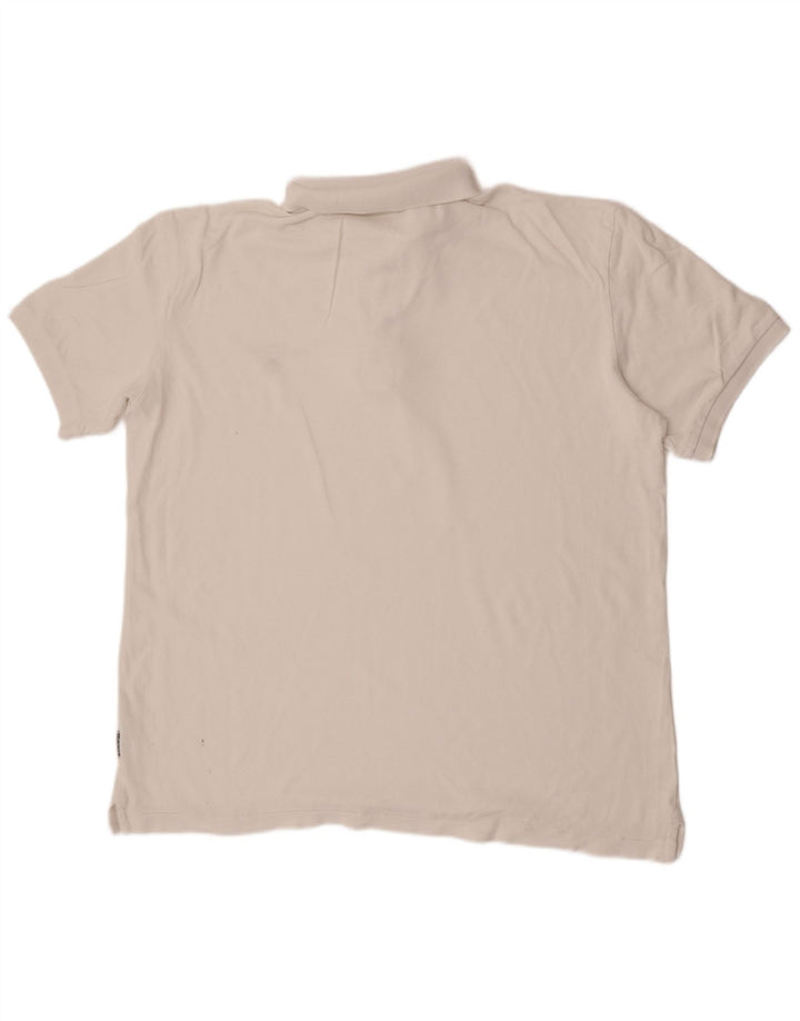 Tricou polo pentru bărbați Napapijri 2XL alb