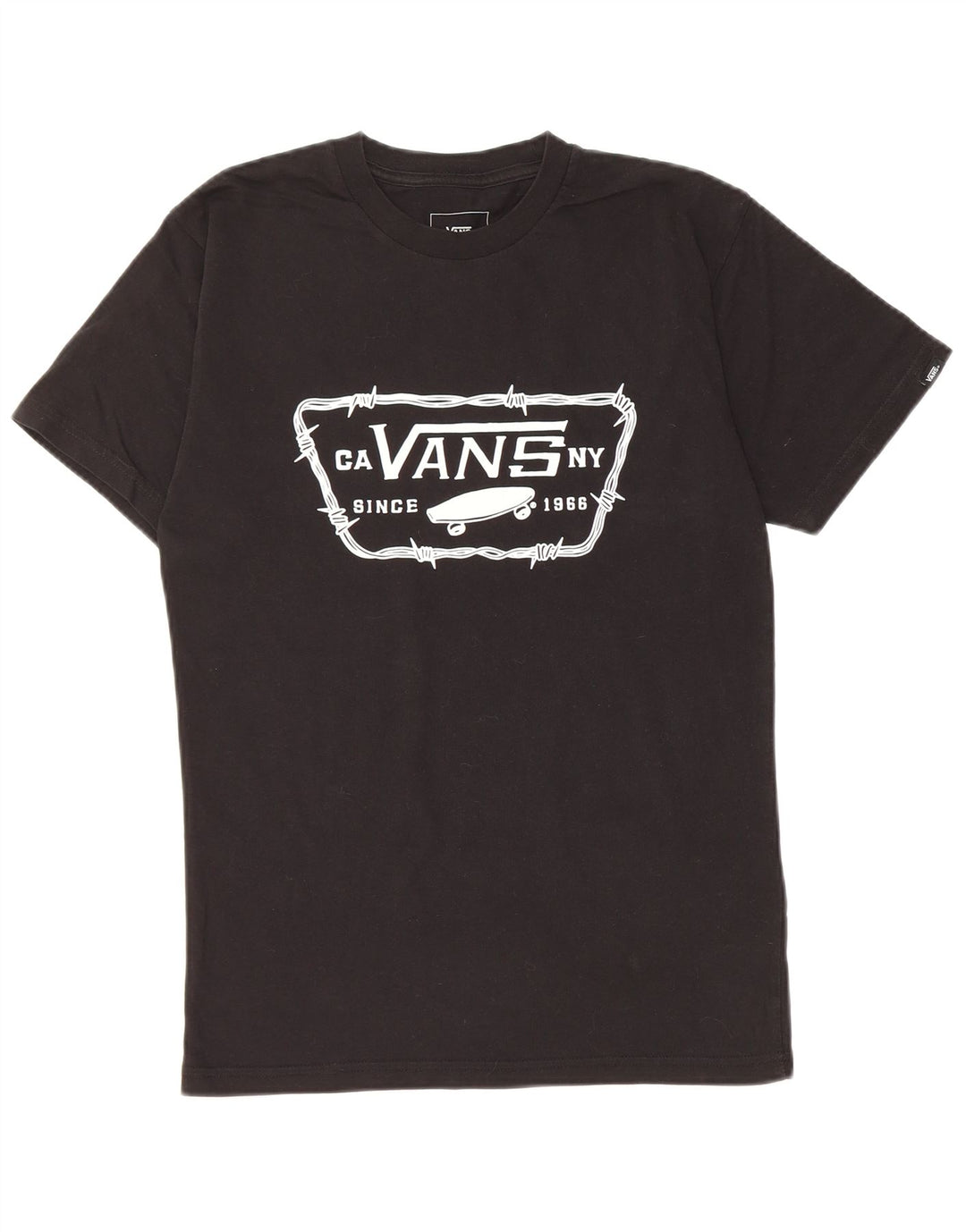 Tricou grafic pentru bărbați VANS Classic Fit Top mic bumbac negru