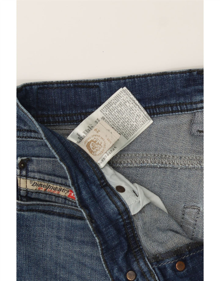DIESEL Womens Distressed Slim Jeans W29 L32 Blue Cotton Vintage Diesel and Second-Hand Diesel from Messina Hembry 