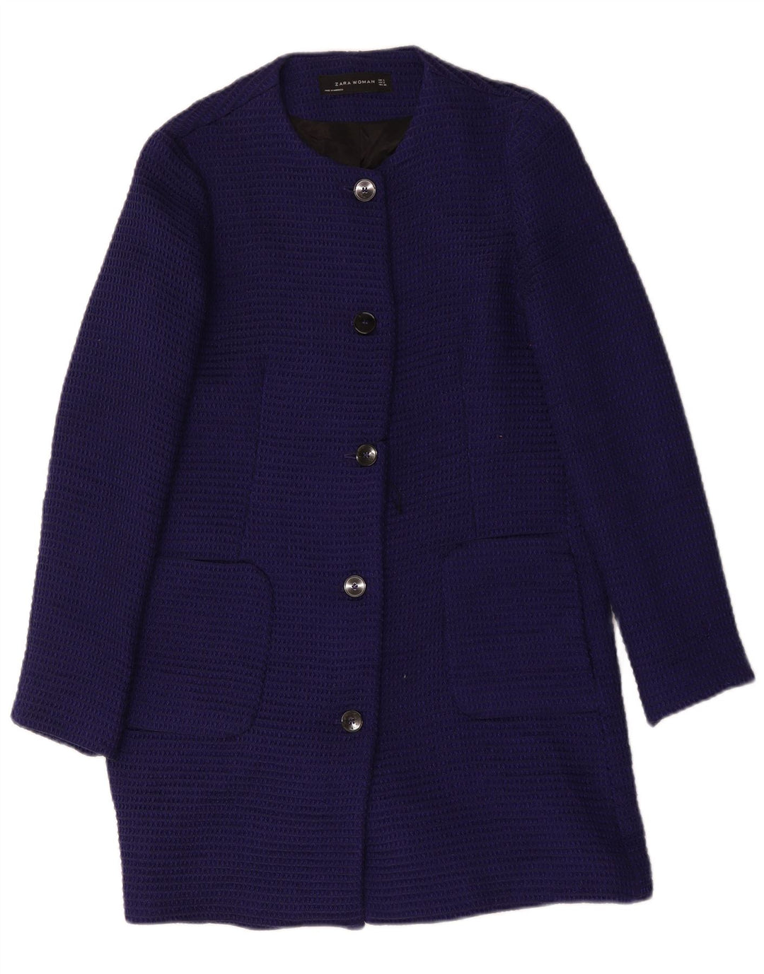 Pardesiu pentru femei Zara UK 10 Mic Bleumarin