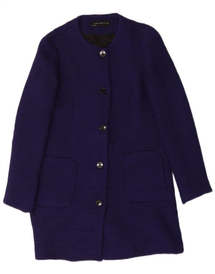 Pardesiu pentru femei Zara UK 10 Mic Bleumarin