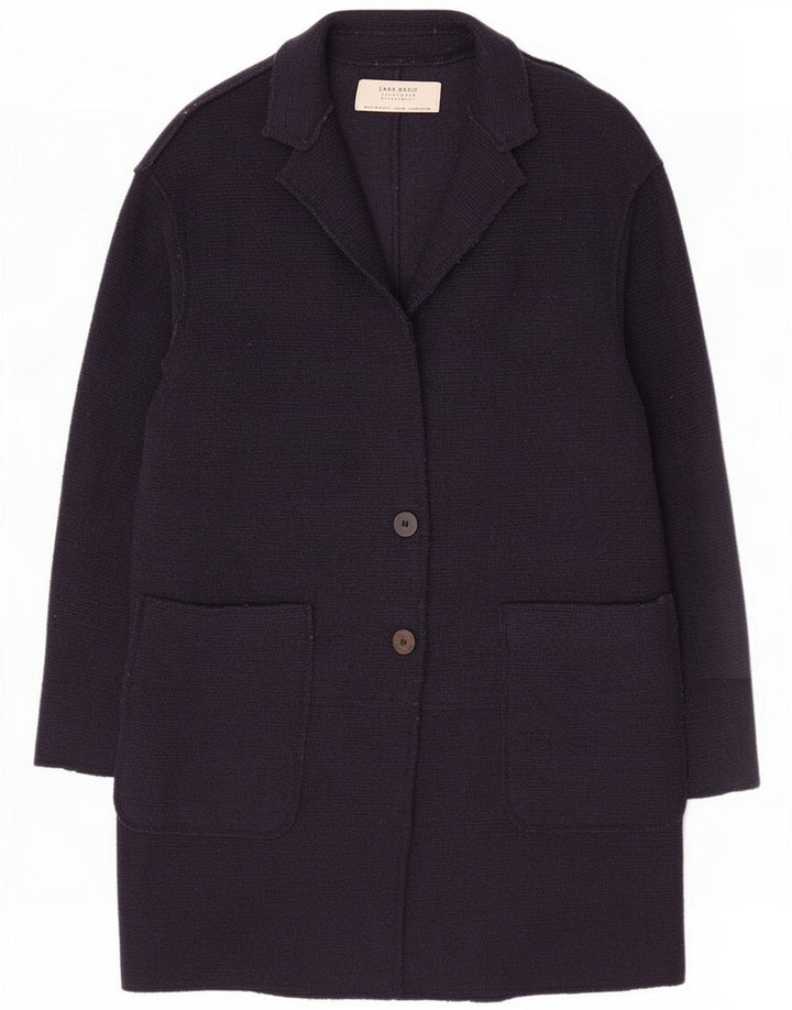 Zara Womens Pardes UK 14 Medium Bleumarin Blue