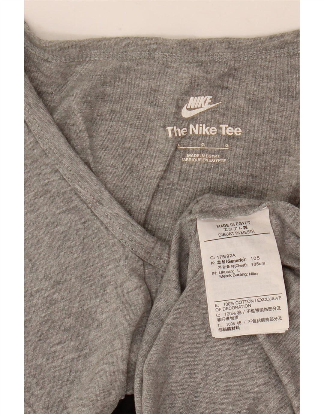 Top cu vestă grafică Nike pentru bărbați, mare, gri bumbac pete
