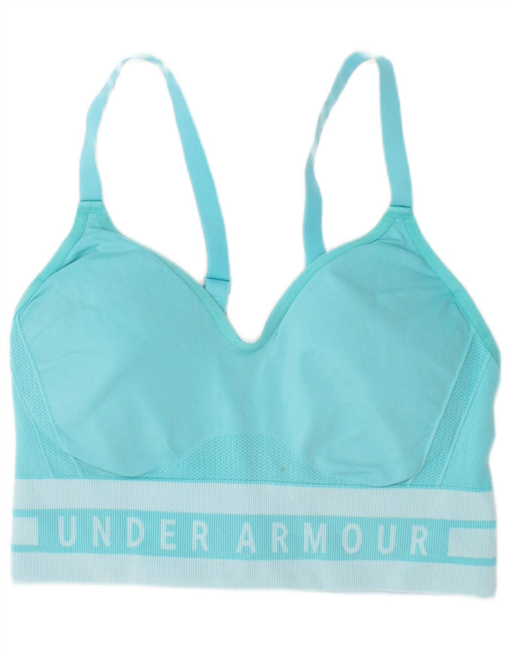 Sutien sport căptușit pentru femei Under Armour, albastru mediu sport