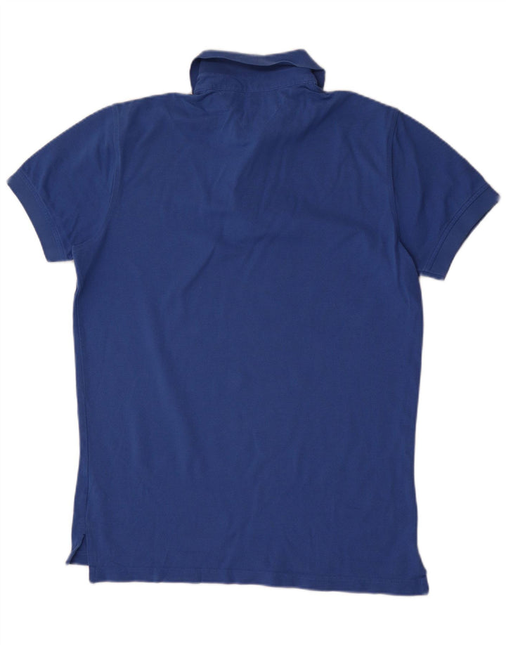 Tricou polo Tommy Hilfiger pentru bărbați, bumbac albastru mic