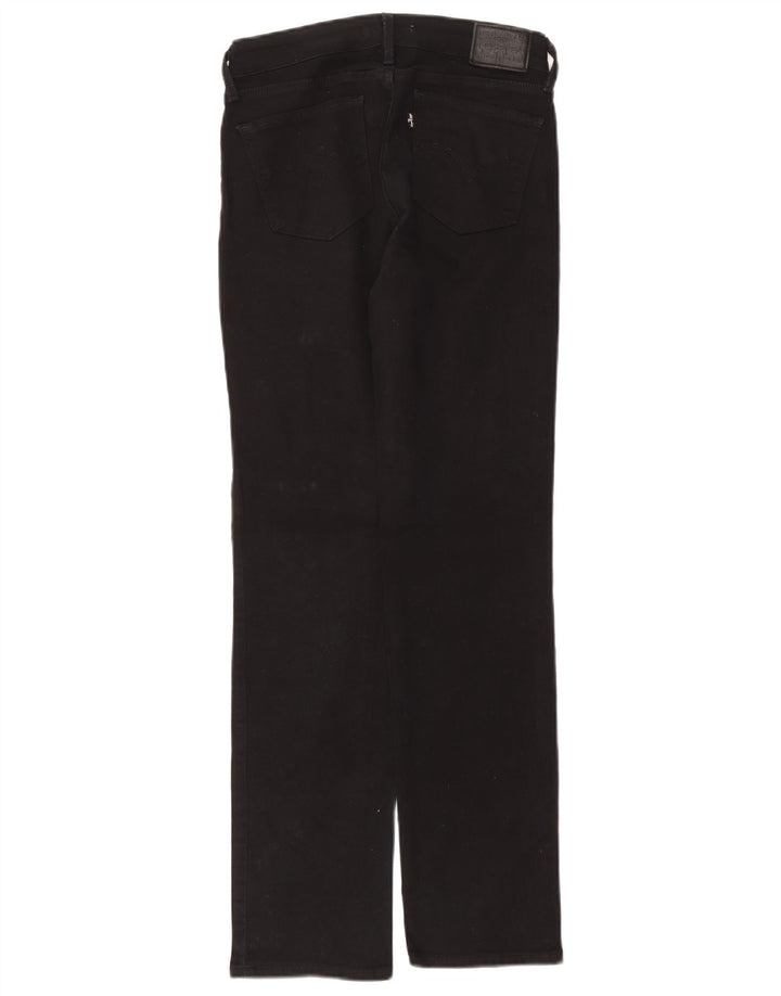 Blugi drepti pentru femei Levi's 714 W26 L30 bumbac negru