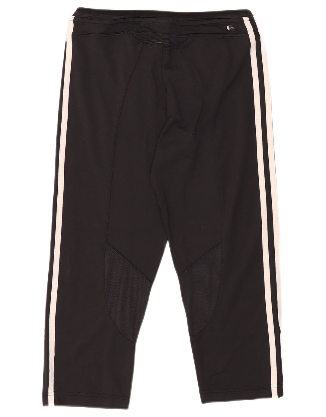 Pantaloni de trening ADIDAS Clima 365 Capri pentru femei UK 16, mare, negru, nailon