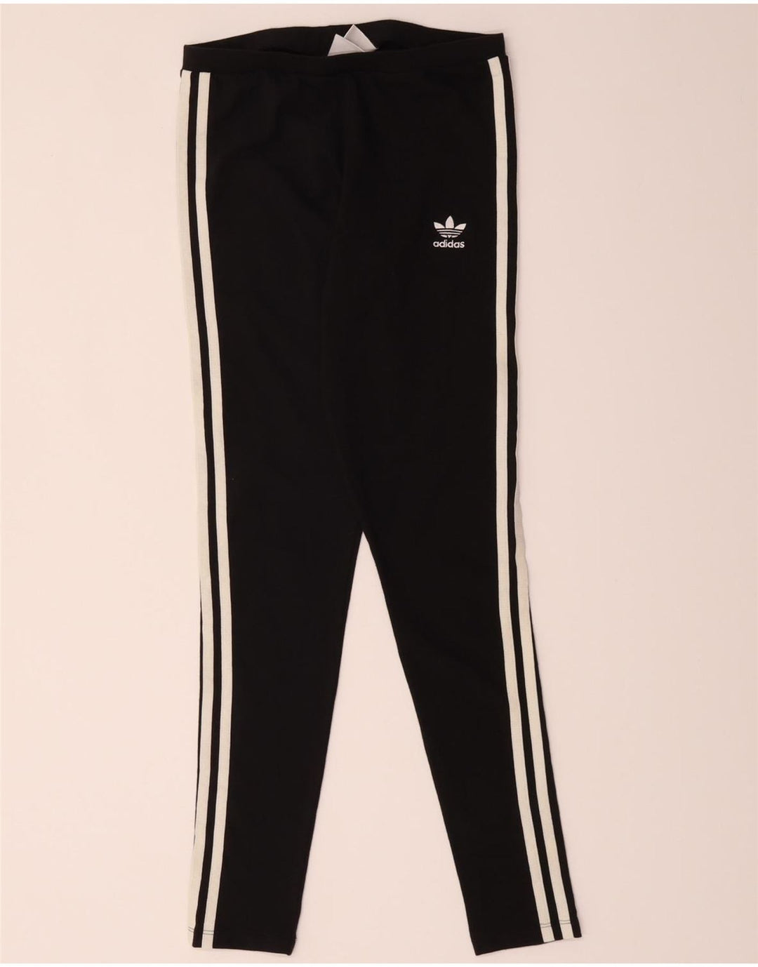 Leggings pentru femei Adidas UK 10 mic bumbac negru