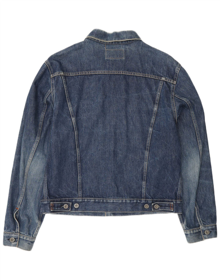 Jachetă de blugi pentru femei Replay UK 18 XL din bumbac bleumarin