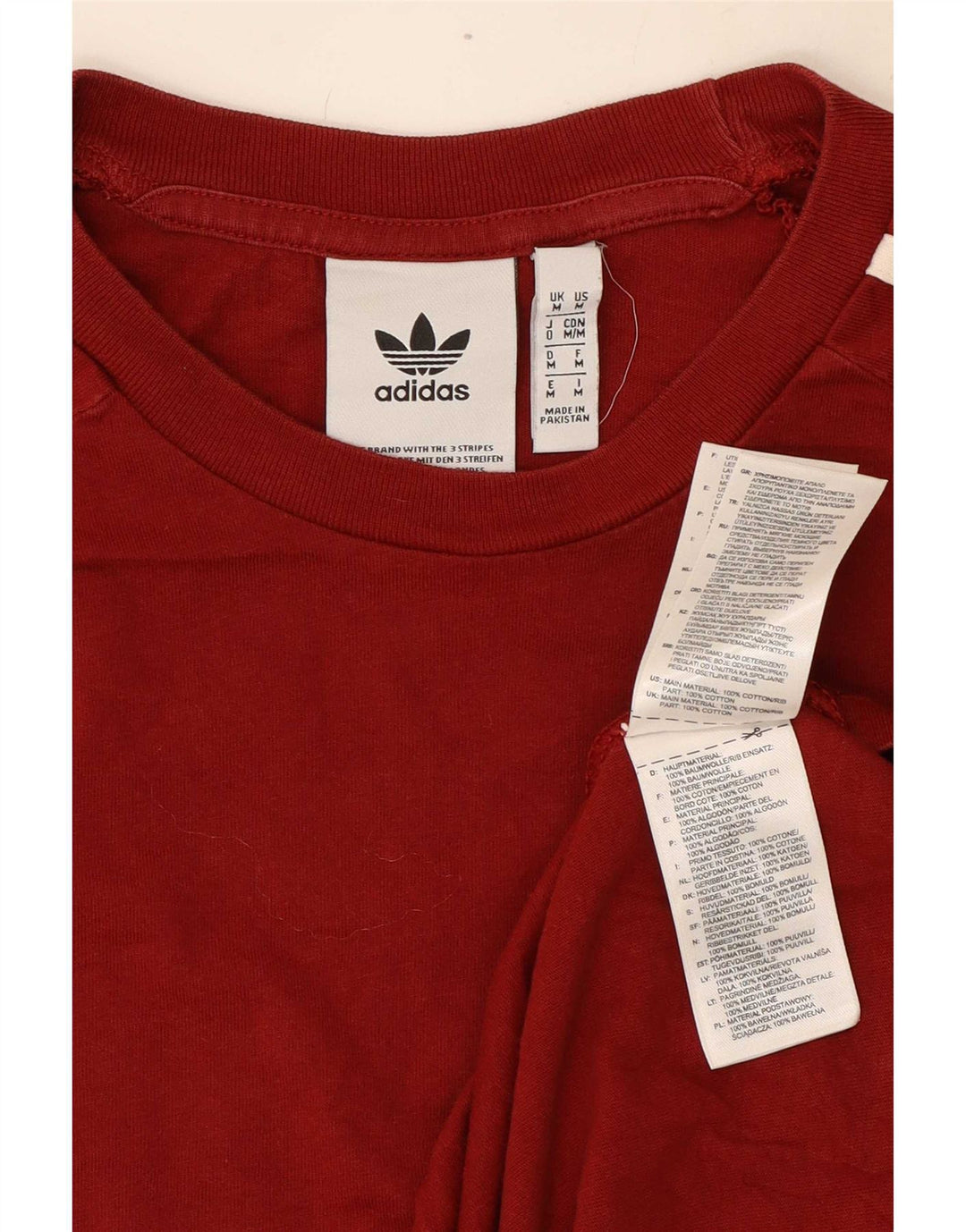 Tricou pentru bărbați Adidas Top Medium Burgundy Bumbac