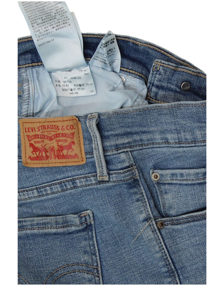 Blugi drepti pentru femei Levi's 505 US 6 Medium W28 L32 Blue Bumbac