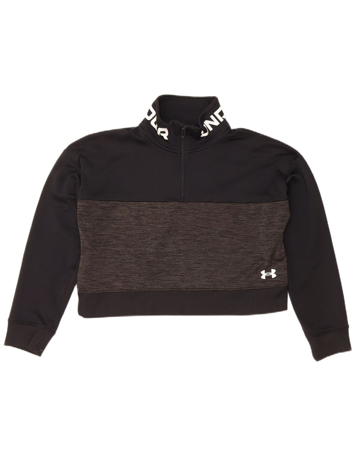 Pulover Under Armour Crop Graphic pentru femei UK 14 Medium Black