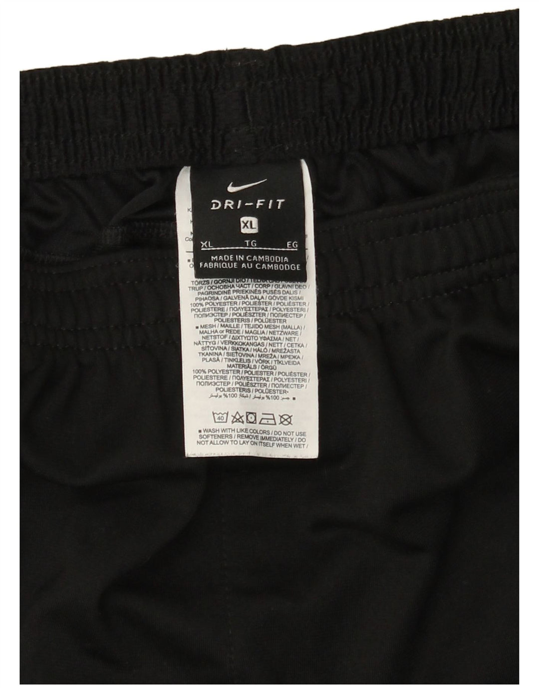Pantaloni de trening NIKE Dri Fit pentru bărbați XL poliester negru