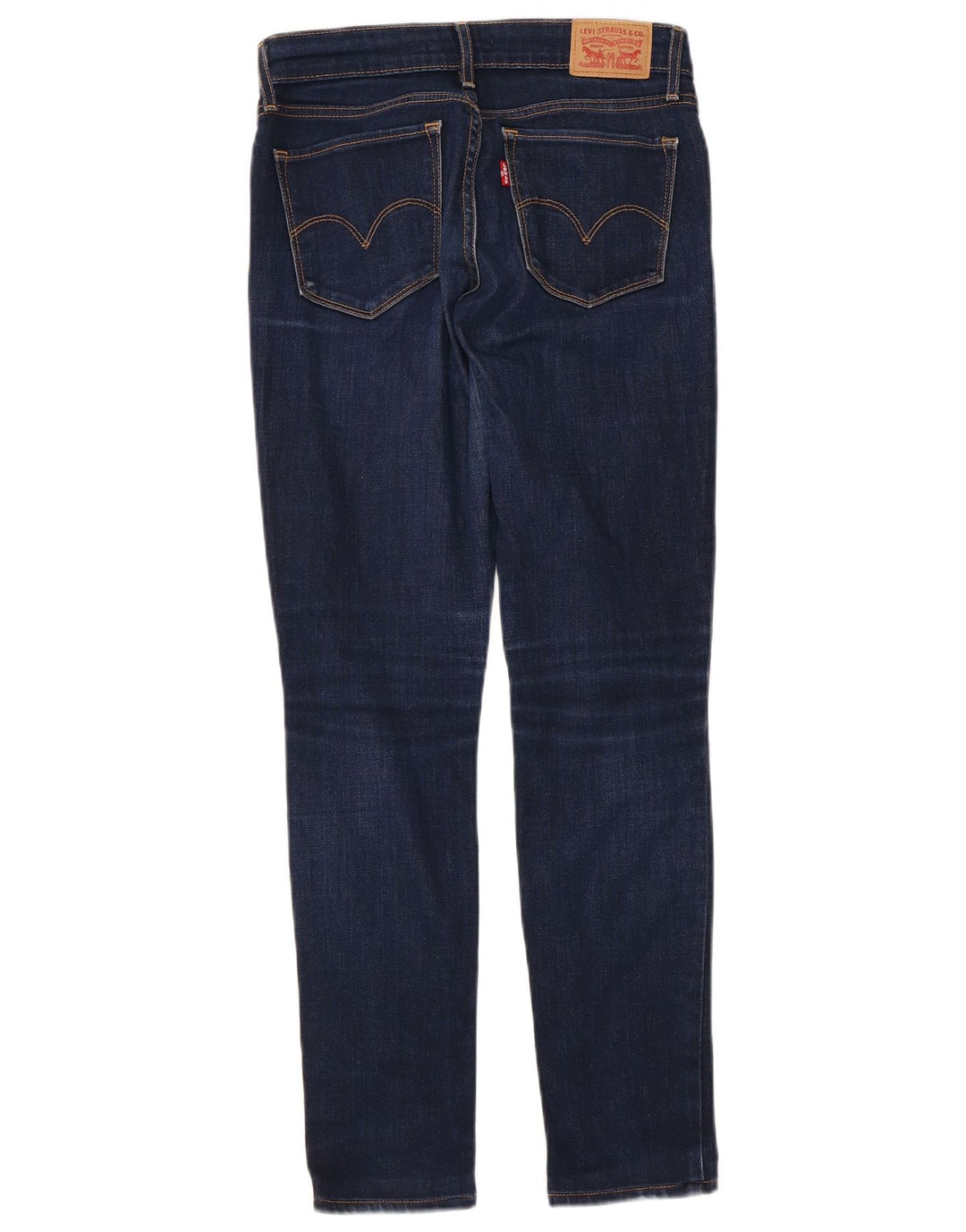 Blugi skinny 711 pentru femei LEVI'S L26 L27 bumbac bleumarin