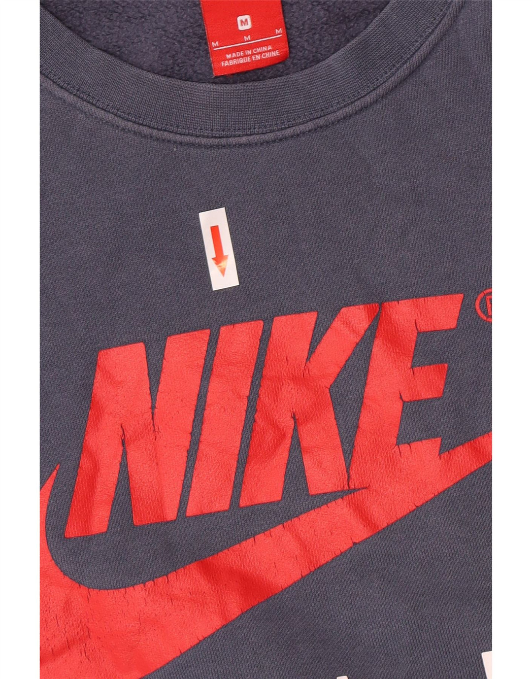 Hanorac grafic pentru bărbați Nike Pulover Medium Blue Colorblock Bumbac
