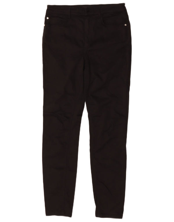 Massimo Dutti Blugi subțiri cu talie înaltă pentru femei EU 40 Medium W30 L30 Negri