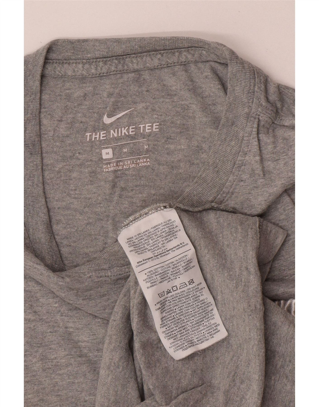 Tricou pentru bărbați Nike Top Medium Gri Bumbac