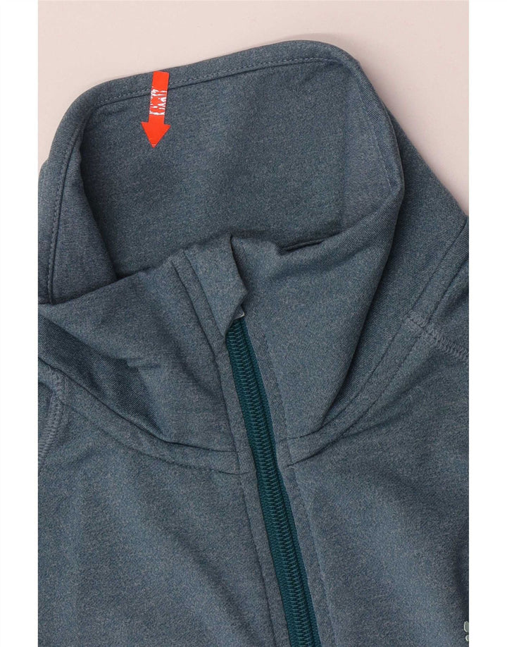 Jachetă de trening Puma pentru femei UK 8 Small Blue Colorblock Poliester