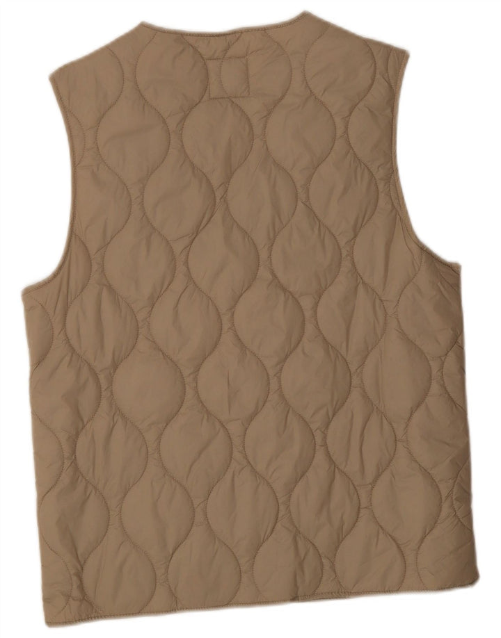 Gilet matlasat pentru bărbați Zara UK 38 Medium Bej Poliester