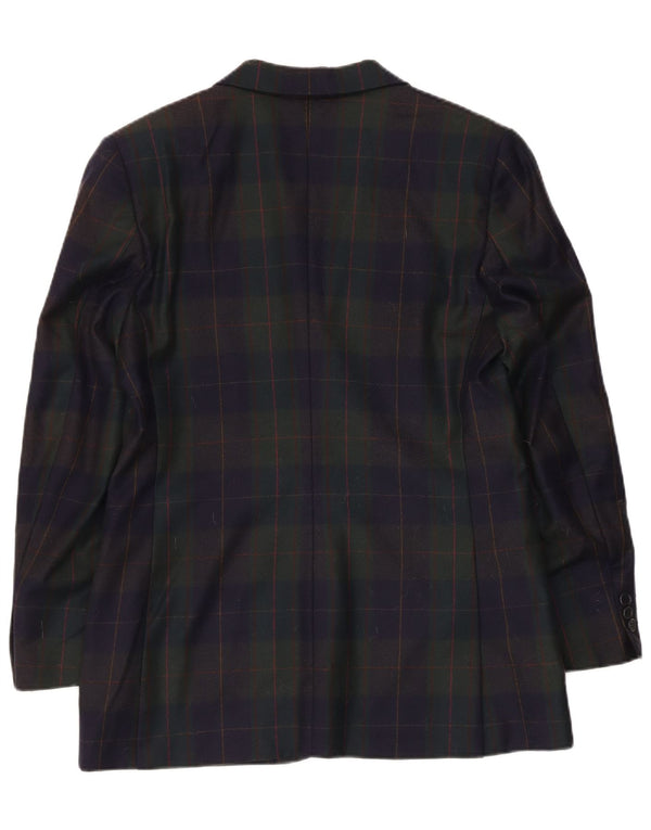 Jachetă Blazer Vintage pentru femei cu 3 nasturi UK 14 Medium, multicoloră