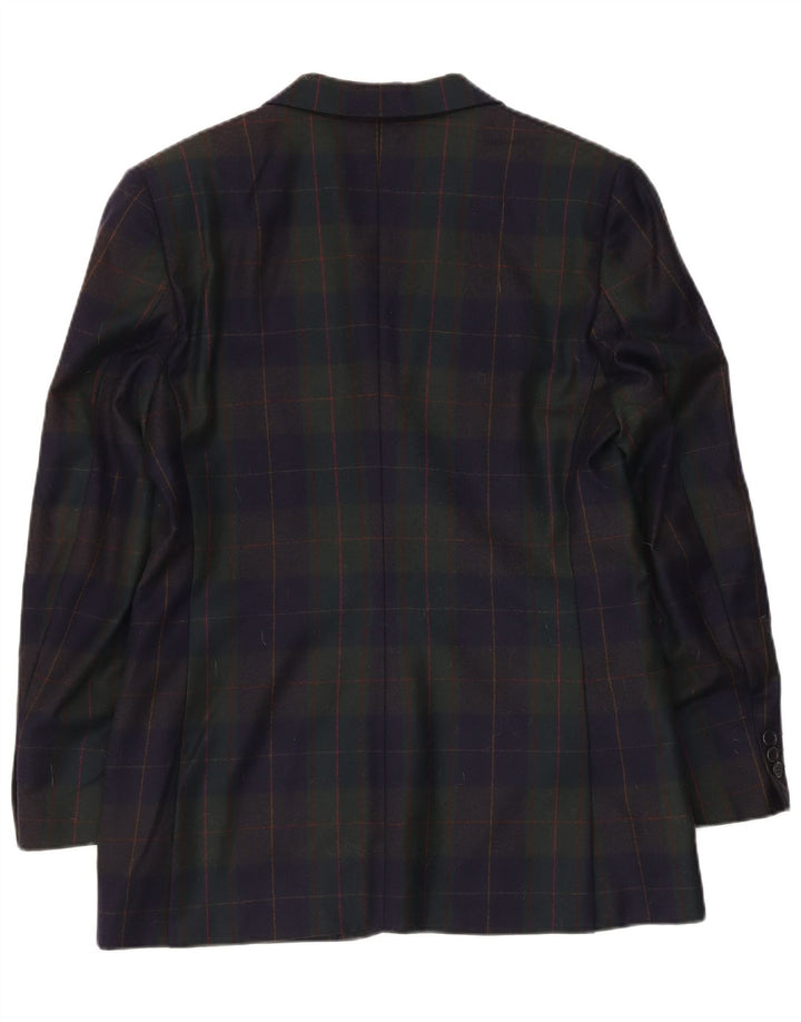 Jachetă Blazer Vintage pentru femei cu 3 nasturi UK 14 Medium, multicoloră