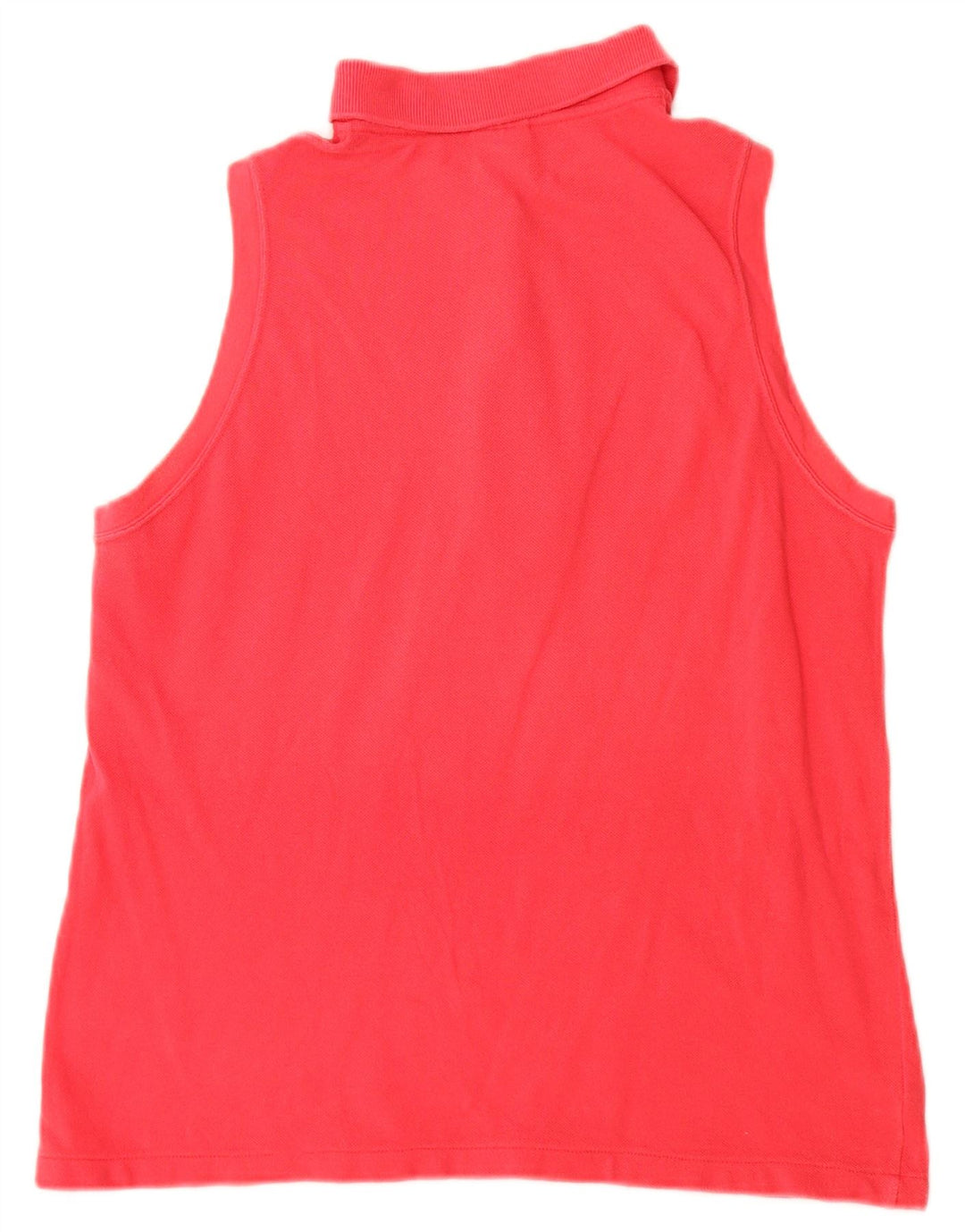 Tricou polo fără mâneci pentru femei LACOSTE Mărimea 44 mare bumbac roz