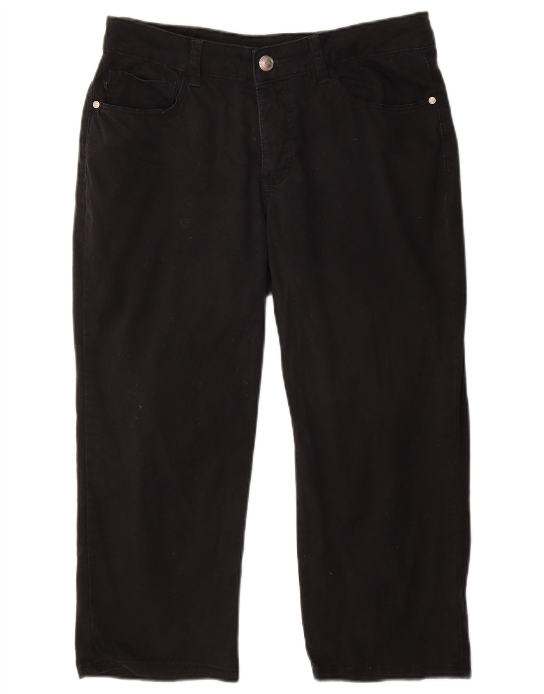 Pantaloni Capri LEE pentru femei, cu ajustare clasică, W32 L22, negri