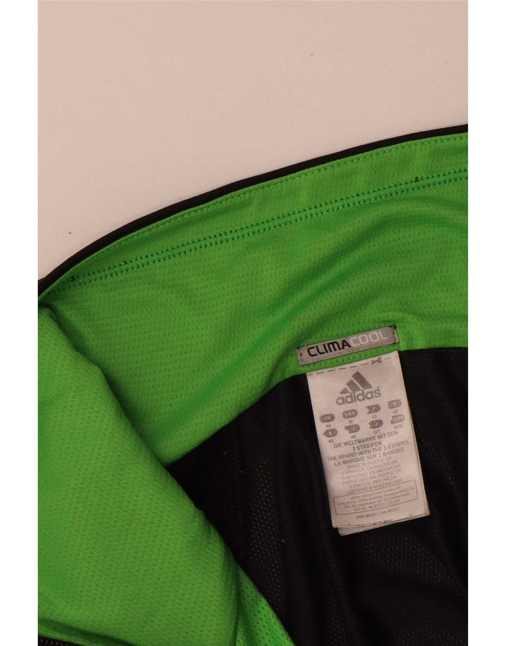 Jachetă de trening Climacool pentru femei Adidas UK 14 Medium Black Colorblock