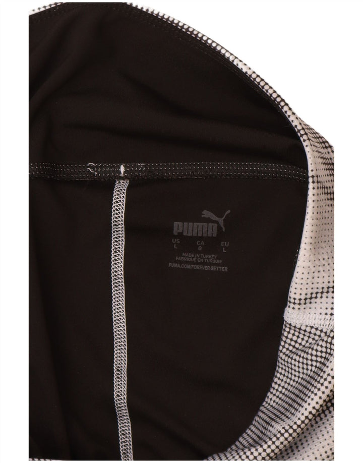 Leggings pentru femei Puma UK 16, mare, negru, color block