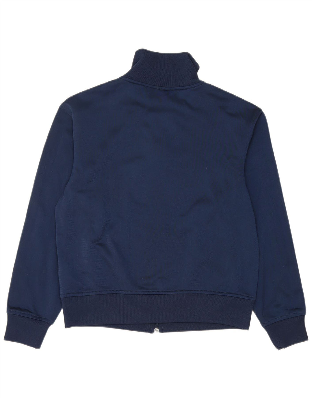Jachetă de top pentru trening Adidas pentru femei UK 12 Medium Bleumarin Poliester