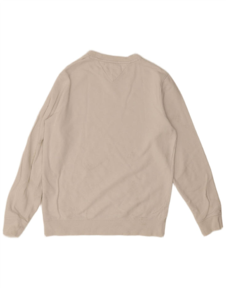 Hanorac pentru bărbați Tommy Hilfiger, cu formă regulată, din bumbac alb mediu