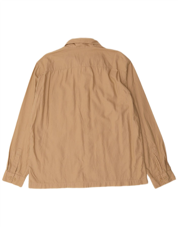 Cămașă Jack & Jones pentru bărbați, bumbac bej 2XL