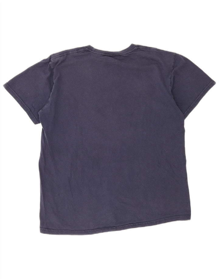 Tricou pentru bărbați Nike Top mediu din bumbac bleumarin