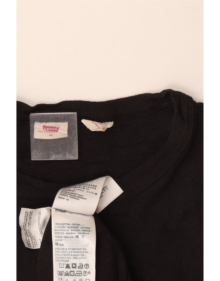 Tricou pentru femei LEVI'S Top UK 18 XL Bumbac negru
