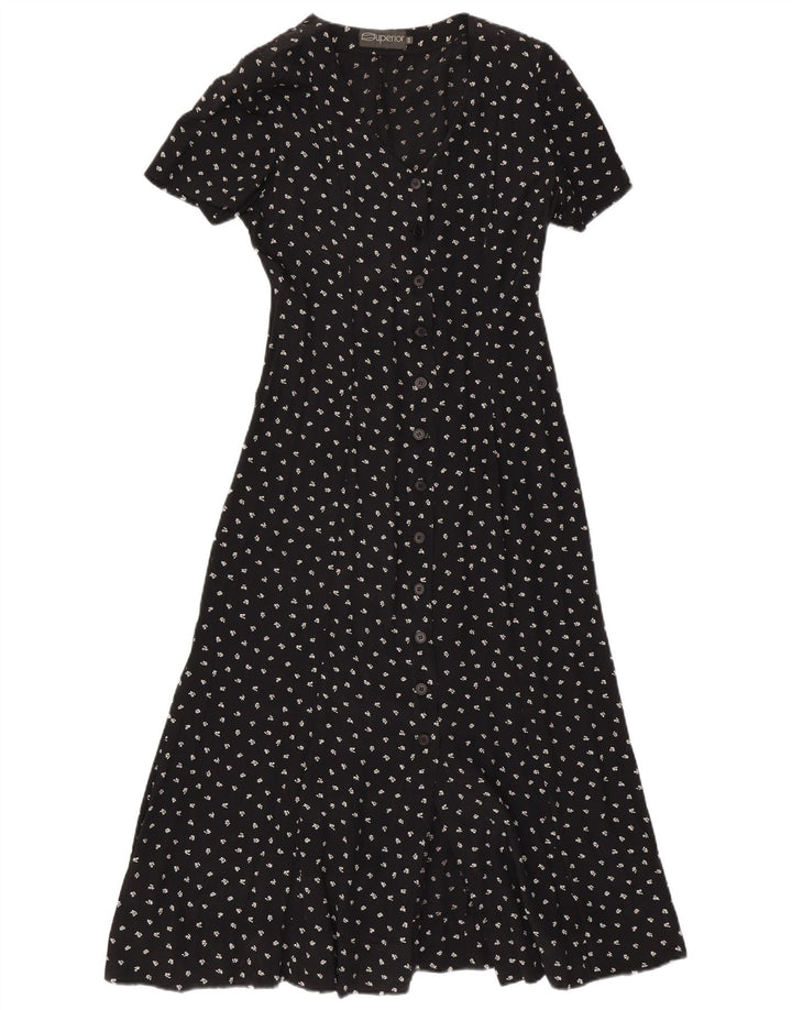 Rochie Maxi Superior pentru Femei IT 44 Medium Negru Floral
