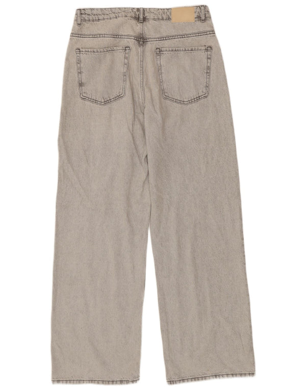 Blugi pentru femei Zara cu picioare largi EU 42 Large W32 L32 Bumbac gri