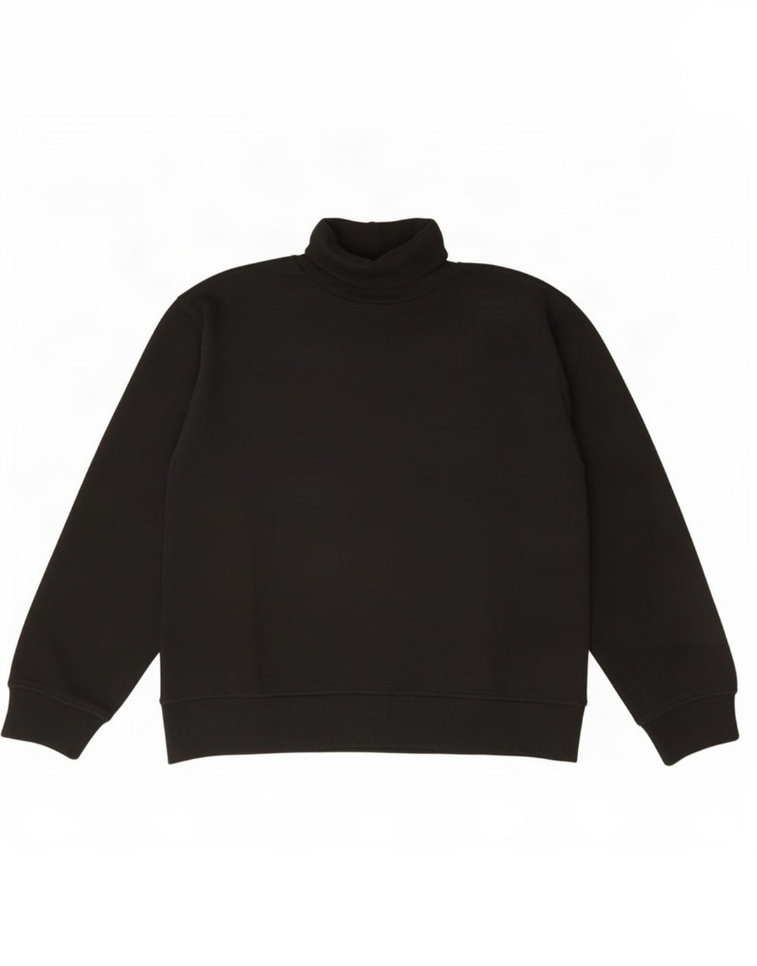 Pulover pentru femei Zara cu gât rulat din bumbac mediu negru UK 14