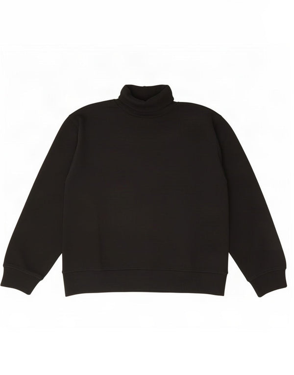Pulover pentru femei Zara cu gât rulat din bumbac mediu negru UK 14