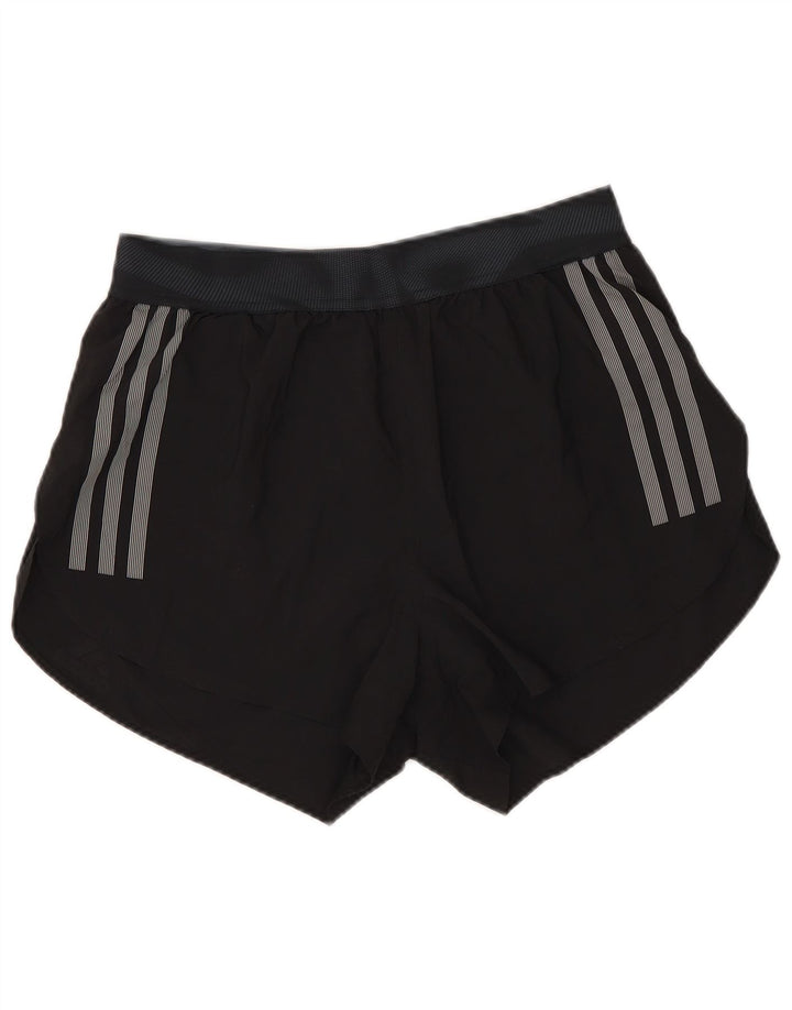 Pantaloni scurți sport Climalite Adidas pentru femei UK 8 Small Negru Poliester