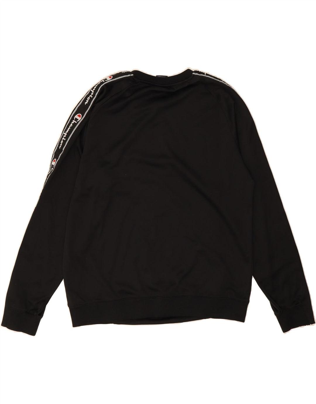 CHAMPION Mens Graphic Sweatshirt Jumper XL Black Polyester Vintage Champion and Second-Hand Champion from Messina Hembry 