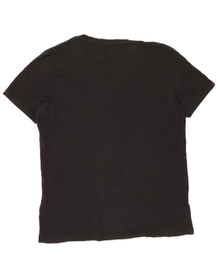 Tricou pentru bărbați All Saints Top mare bumbac negru