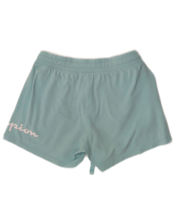 Pantaloni scurți sport grafic Champion pentru femei UK 4 XS Turcoaz