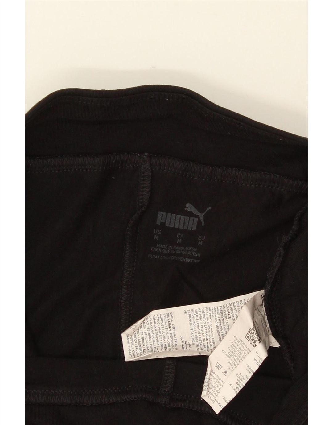 Leggings grafic PUMA pentru femei UK 12, bumbac mediu negru
