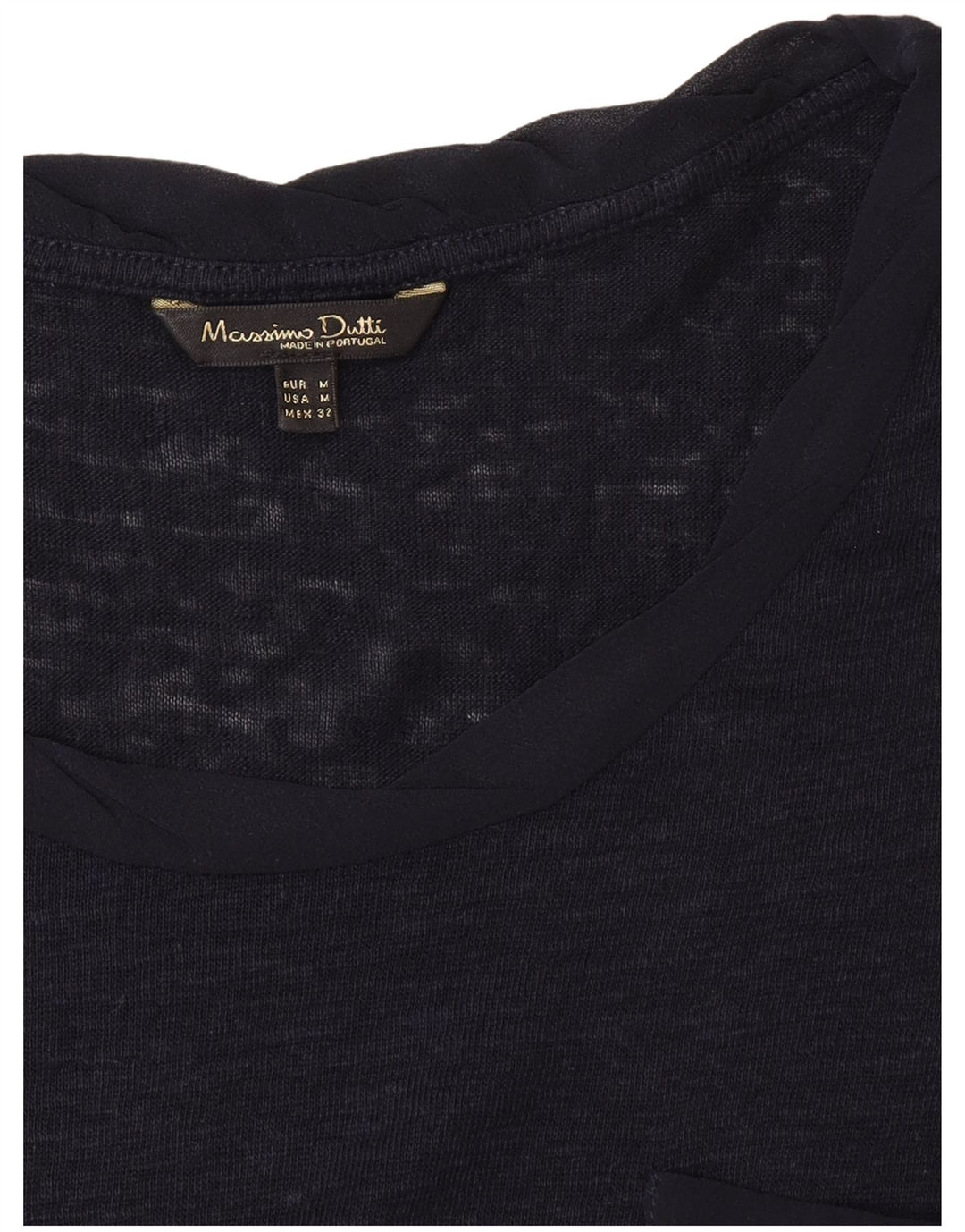 Massimo Dutti Tricou pentru femei Top UK 12 Medium Bleumarin