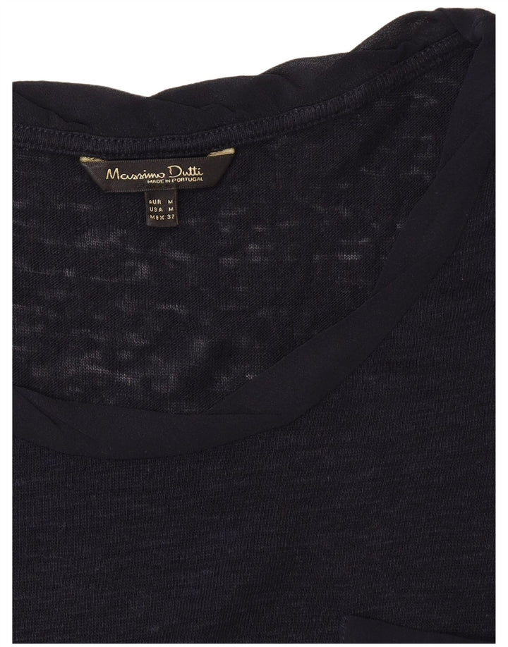Massimo Dutti Tricou pentru femei Top UK 12 Medium Bleumarin