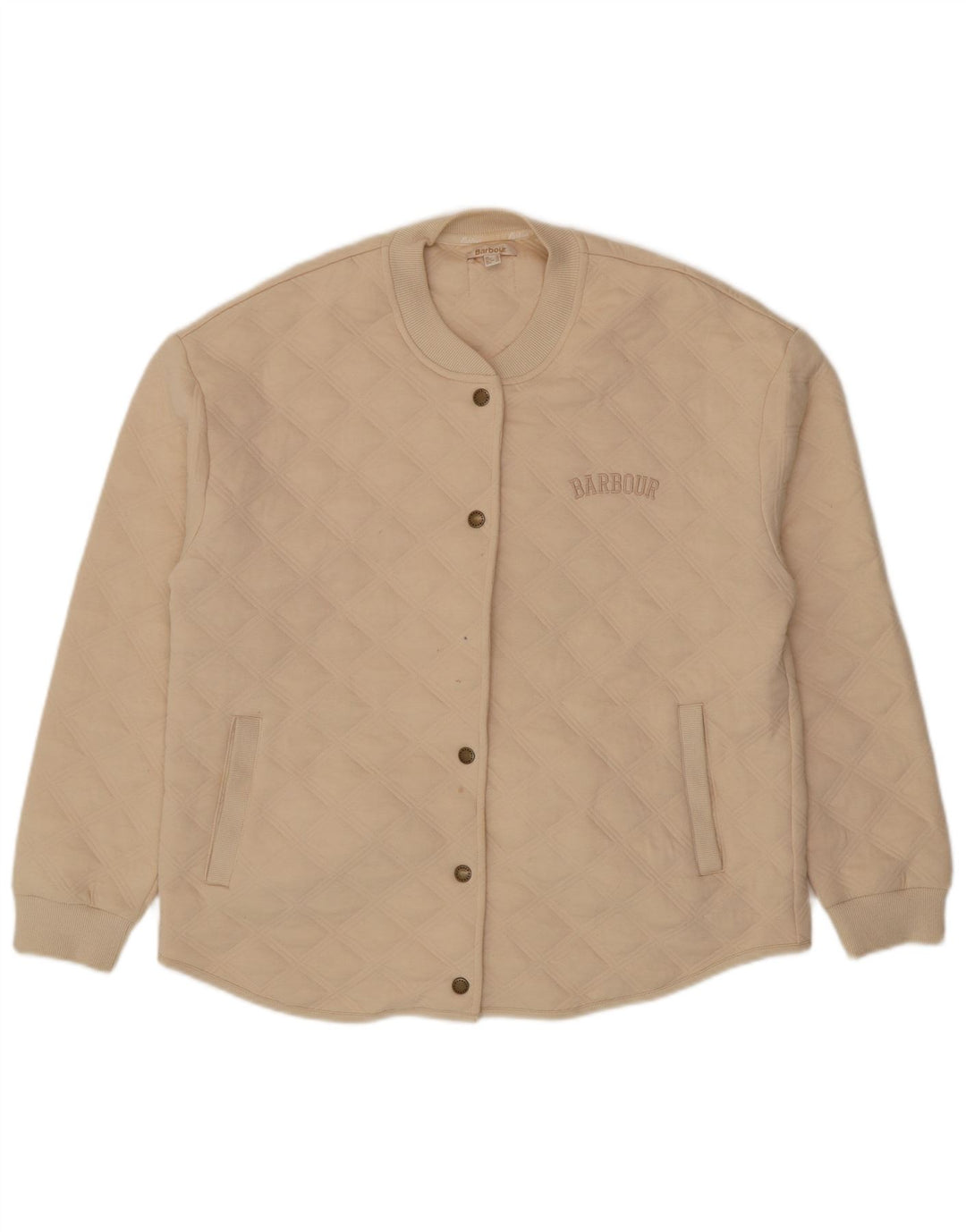 Jachetă supradimensionată pentru femei Barbour UK 10, bumbac, bej